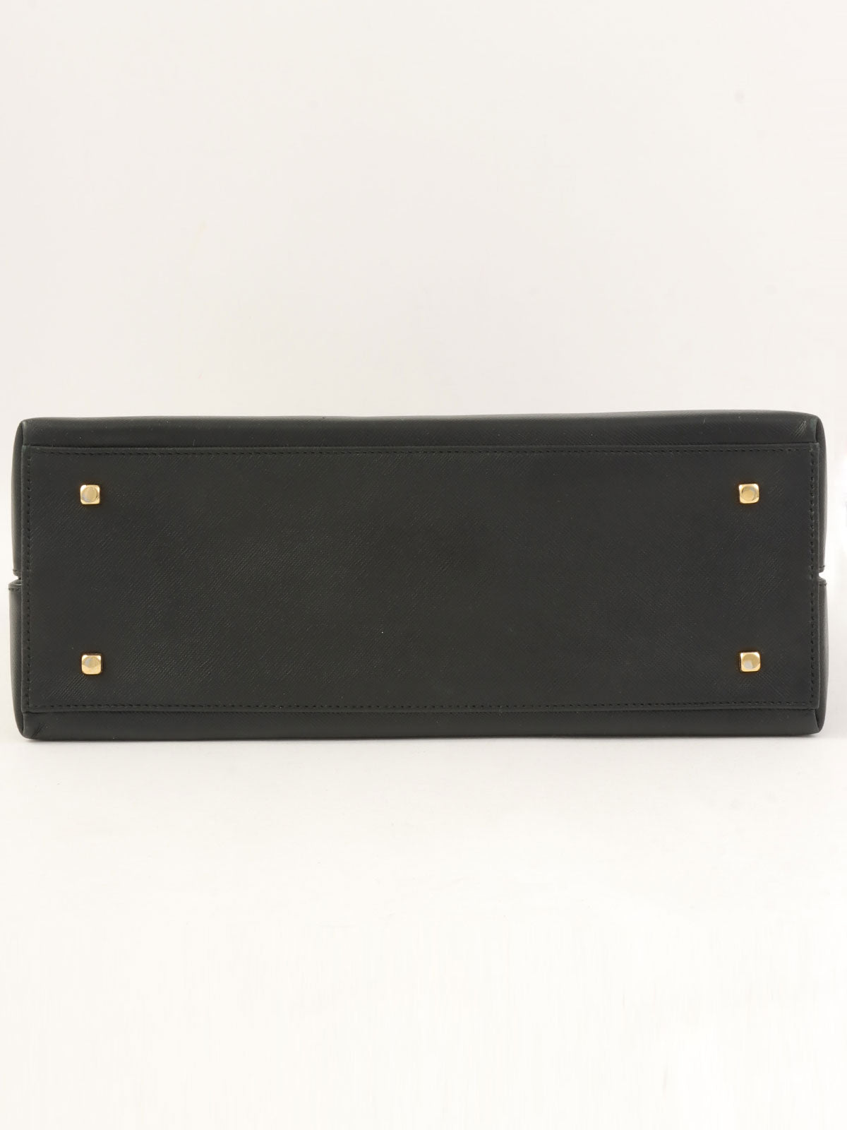 Gancini Plate 2-Way Handbag Black