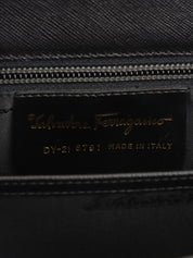 ガンチーニプレート2wayハンドバッグ ブラック