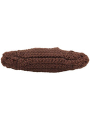 Knit Lizard Embossed Combi Gancini Plate Coin Case Brown