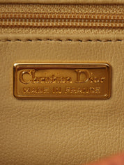 オーバルロゴプレートショルダーバッグ ブラウン