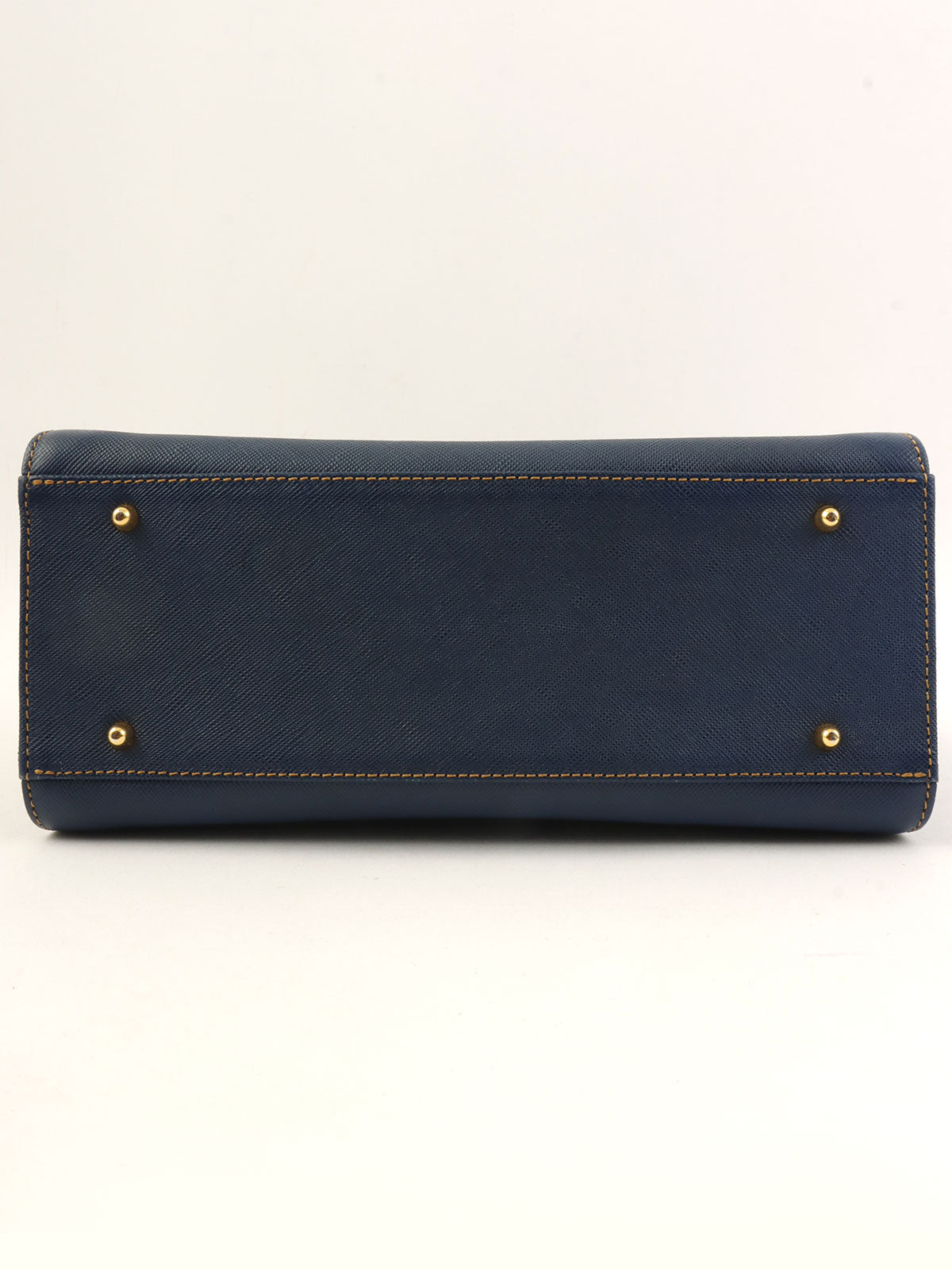 圆形logo铭牌两用包，海军蓝