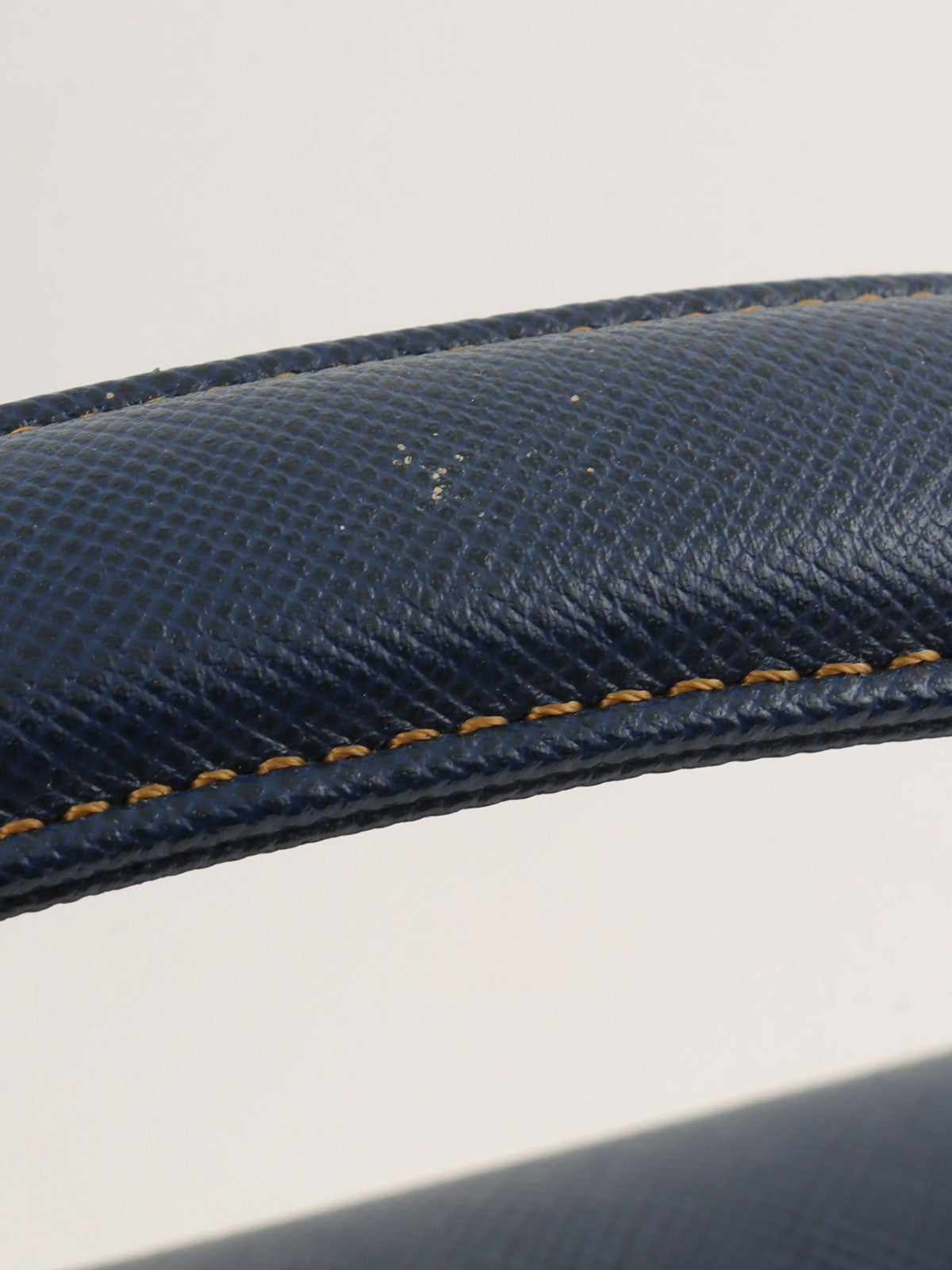 圆形logo铭牌两用包，海军蓝