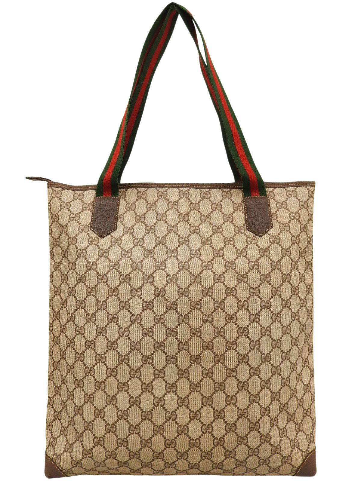 GG Pattern Sherry Line Tote Bag Beige