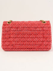 2020年頃製 ツイード2.55チェーンショルダーバッグ ピンク/マルチ