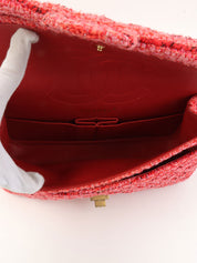 2020年頃製 ツイード2.55チェーンショルダーバッグ ピンク/マルチ