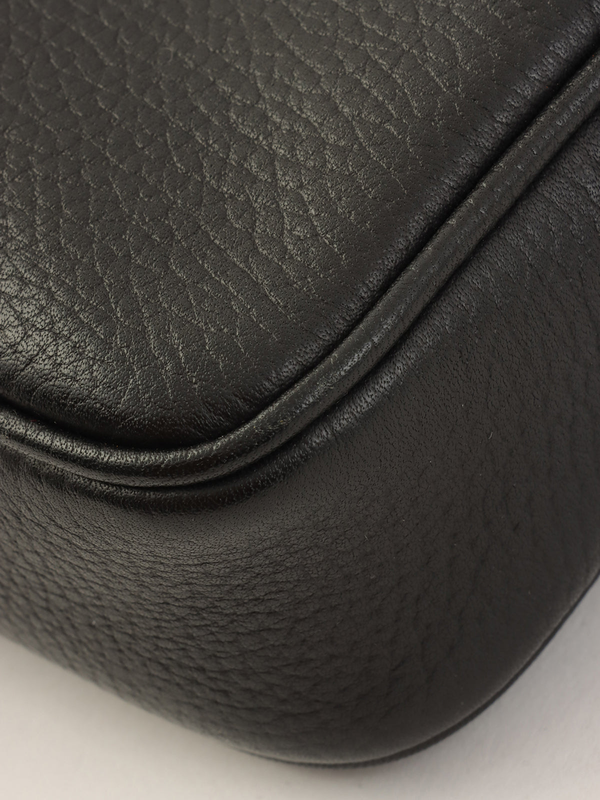 黑色方形迷你Logo牌单肩包