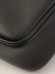 黑色方形迷你Logo牌单肩包