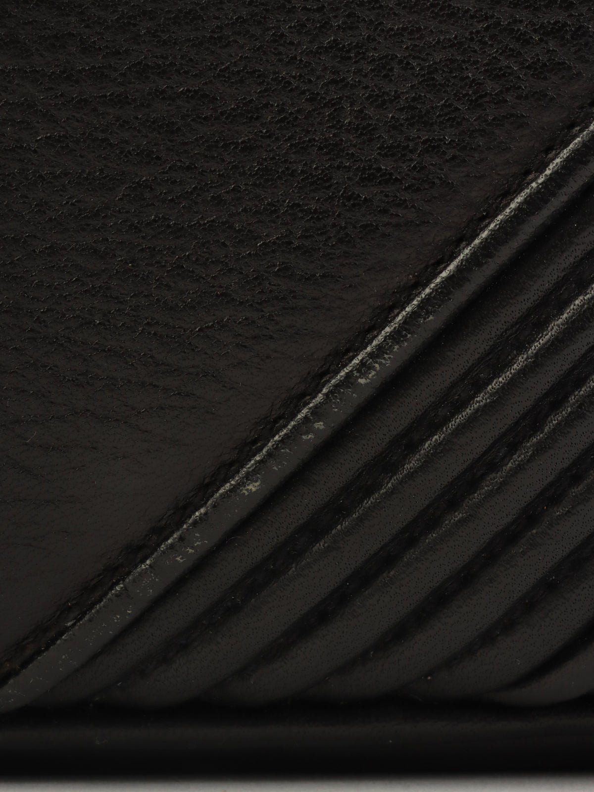 黑色方形迷你Logo牌单肩包