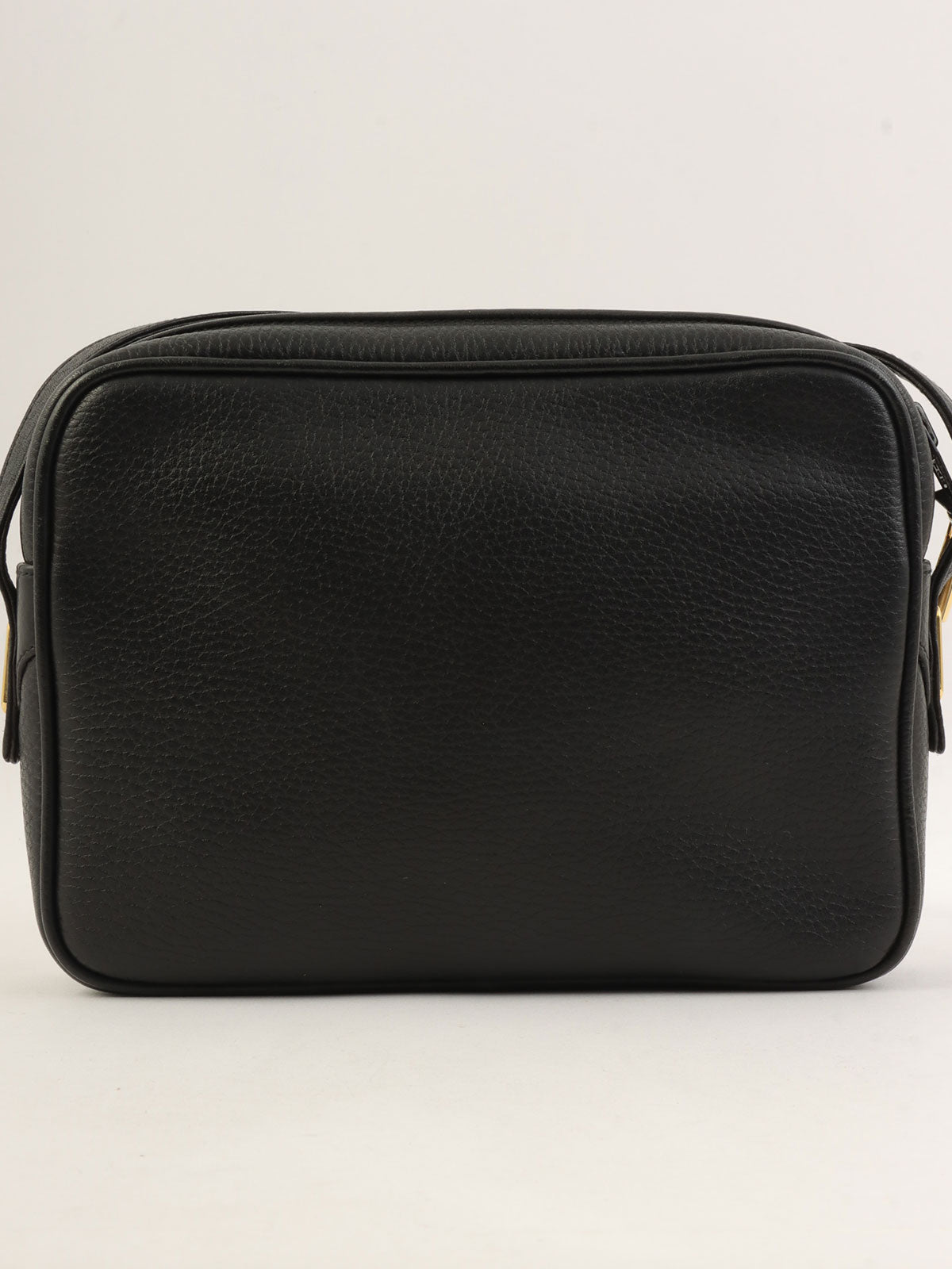 黑色方形迷你Logo牌单肩包