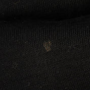 circa 2009 Cotton Double Flap 2.55 Chain Shoulder Bag Black