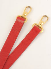 椭圆形Logo牌双向包 红色