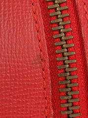 Oval Logo Plate 2-Way Bag Red