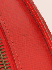 椭圆形Logo牌双向包 红色