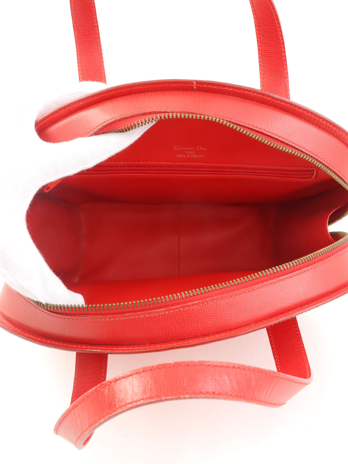 椭圆形Logo牌双向包 红色