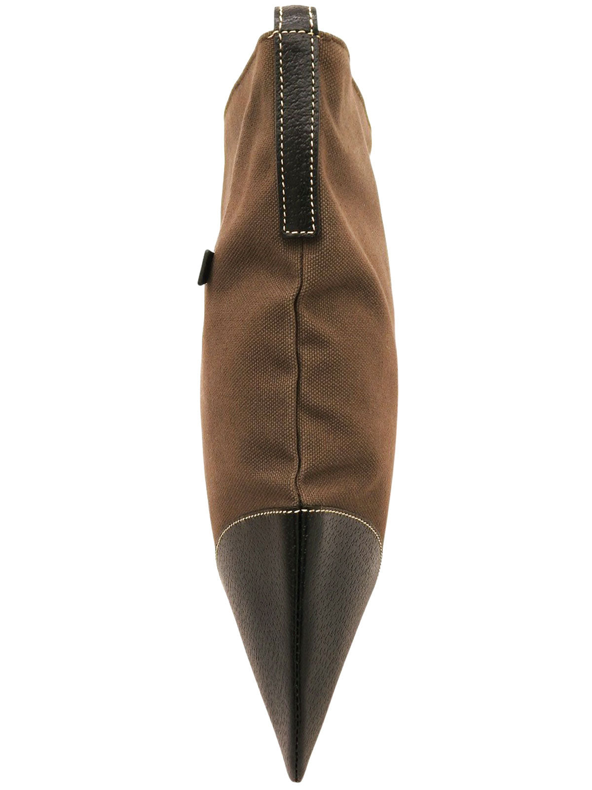 Logo Plate Shoulder Bag Greige/Black