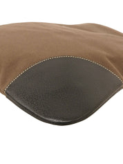 Logo Plate Shoulder Bag Greige/Black