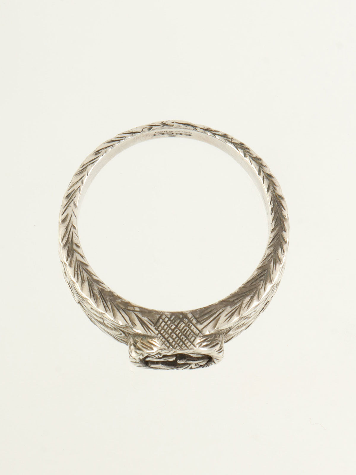 925 Interlocking G Ring Silver