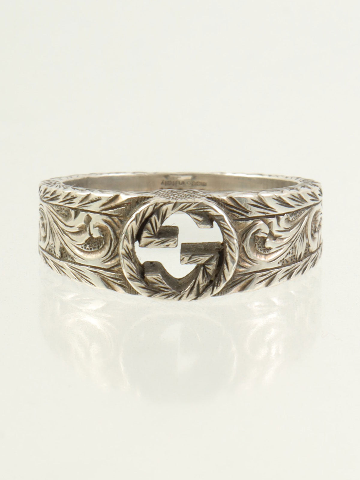 925 Interlocking G Ring Silver