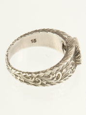 925 Interlocking G Ring Silver