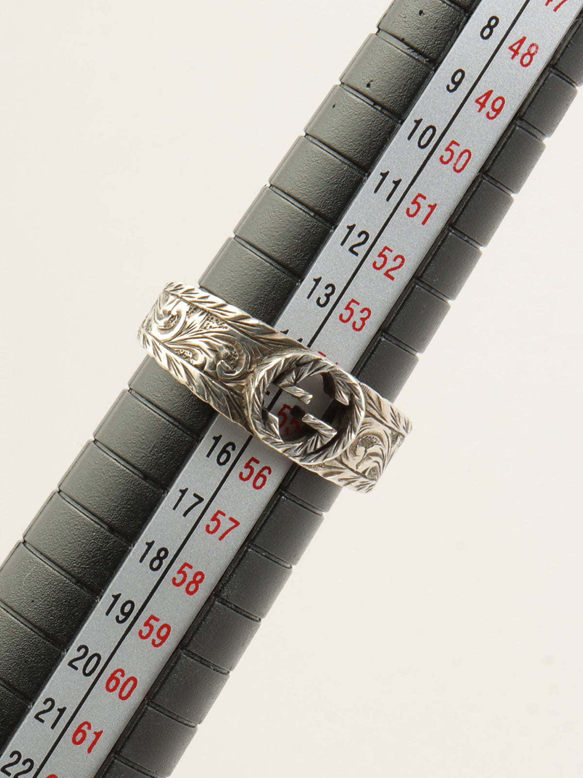 925 Interlocking G Ring Silver