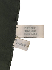 シルクキーデザインパターンスカーフ グリーン/ブルー/マルチ