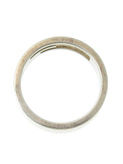 925ブランデッドレギュラーGリング #63 シルバー