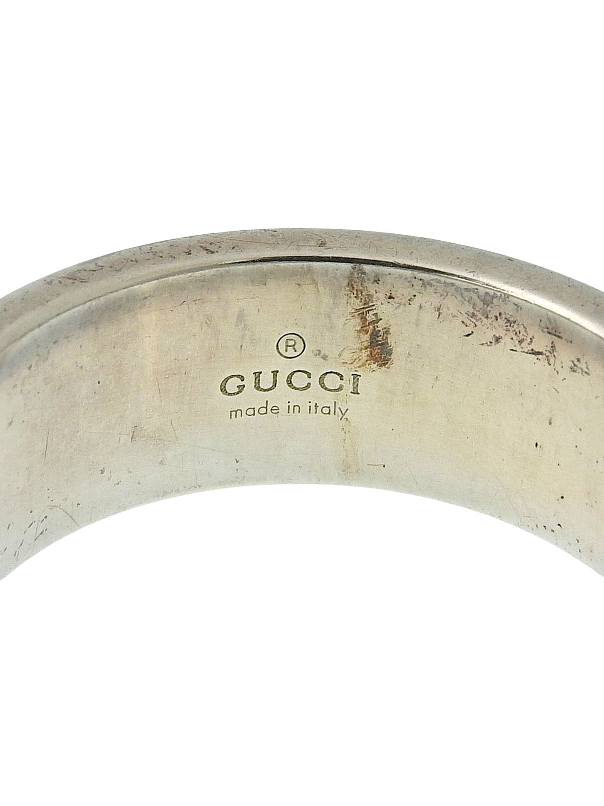 925ブランデッドレギュラーGリング #63 シルバー