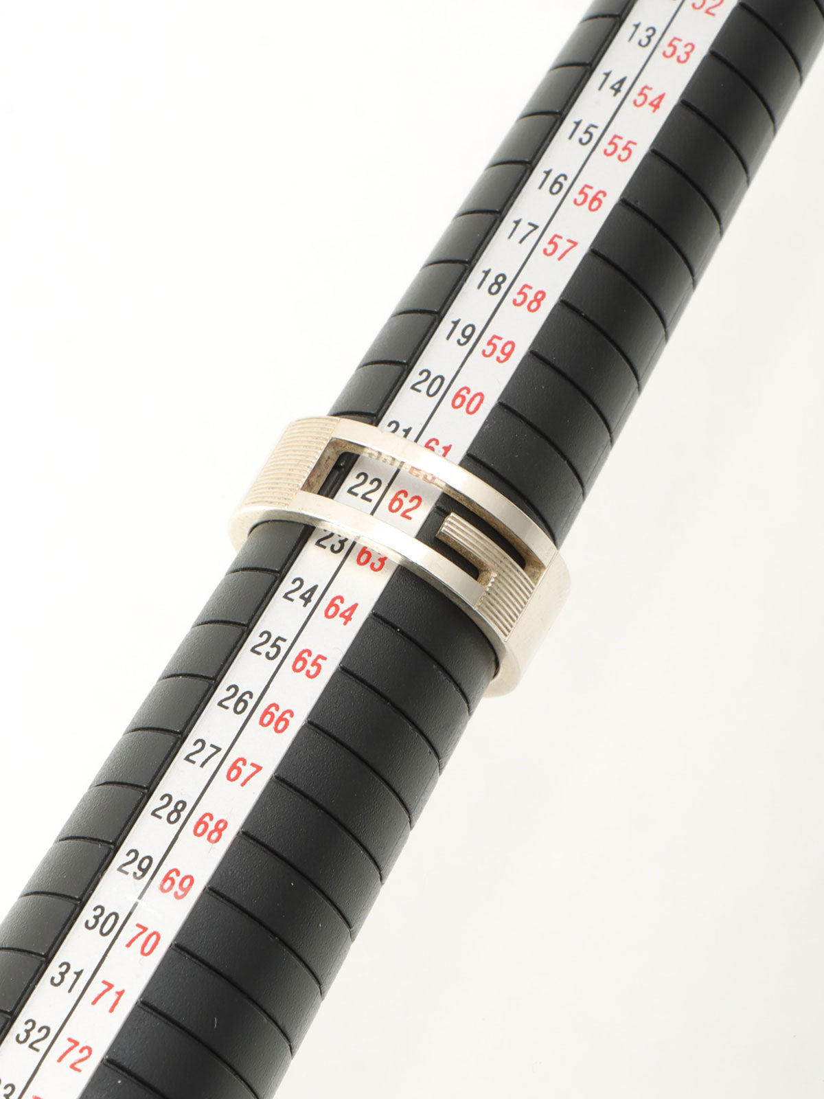 925ブランデッドレギュラーGリング #63 シルバー