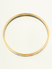 エマイユバングルPM ゴールド/ブルー