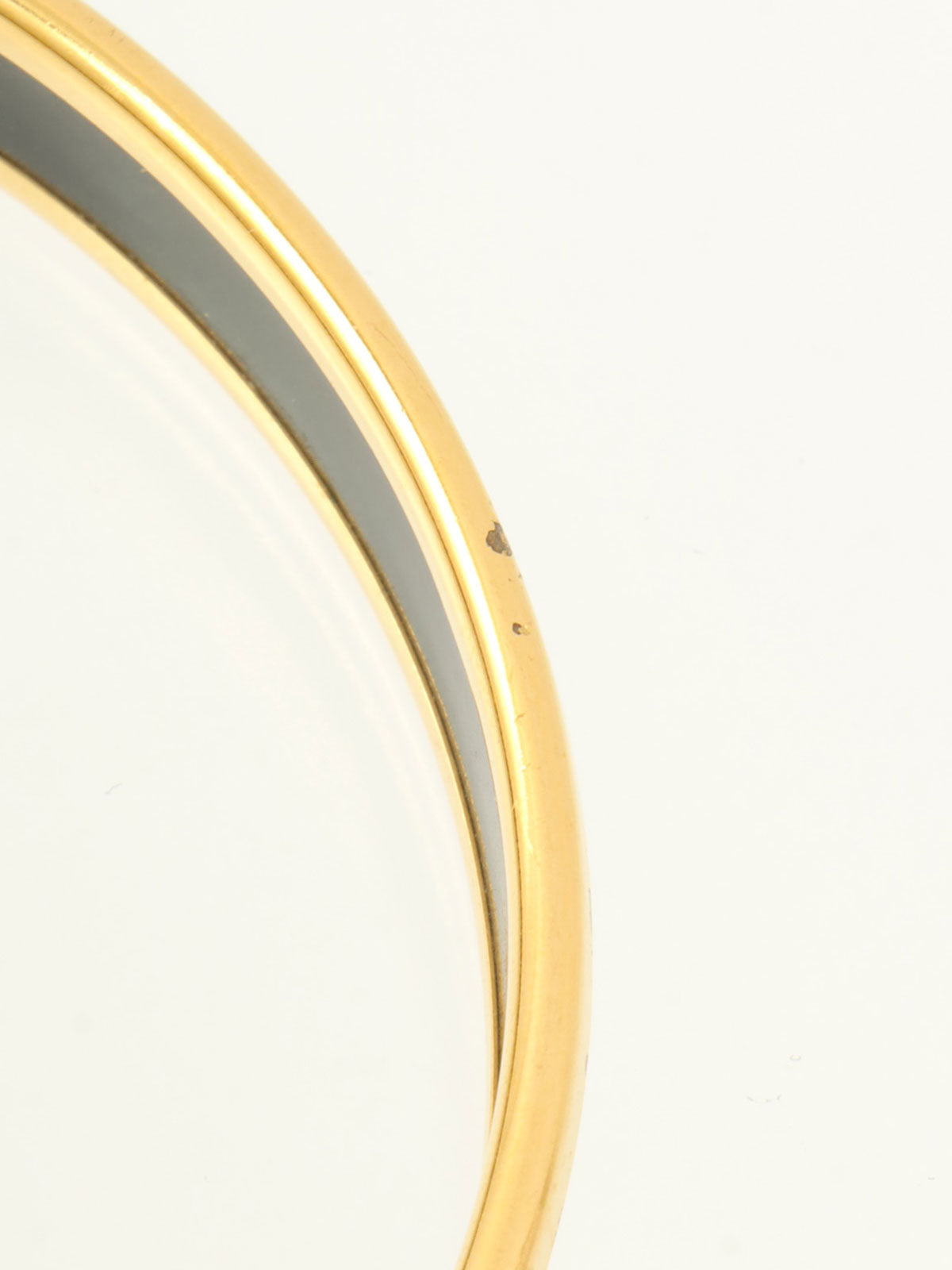 エマイユバングルPM ゴールド/ブルー