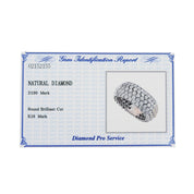 18K Diamond Ring, Silver, #54