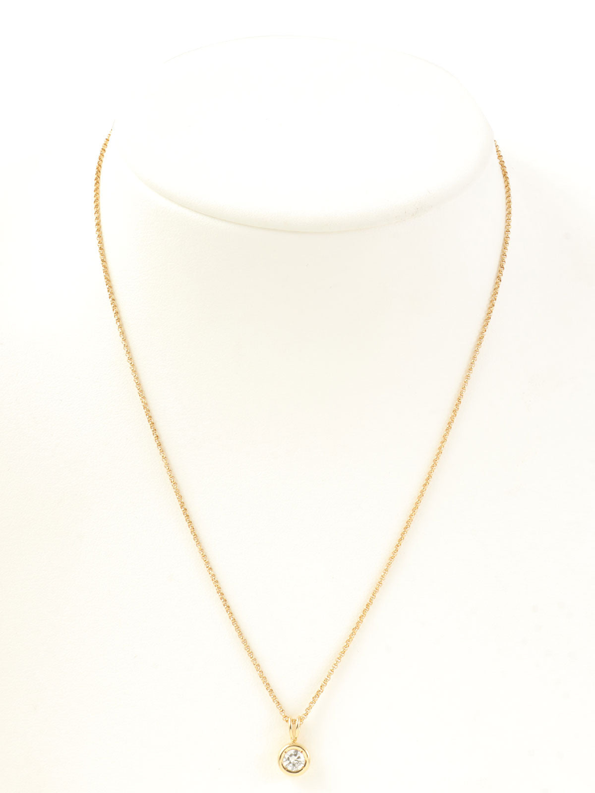 18kダイヤモンドネックレス ゴールド