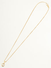 18kダイヤモンドネックレス ゴールド