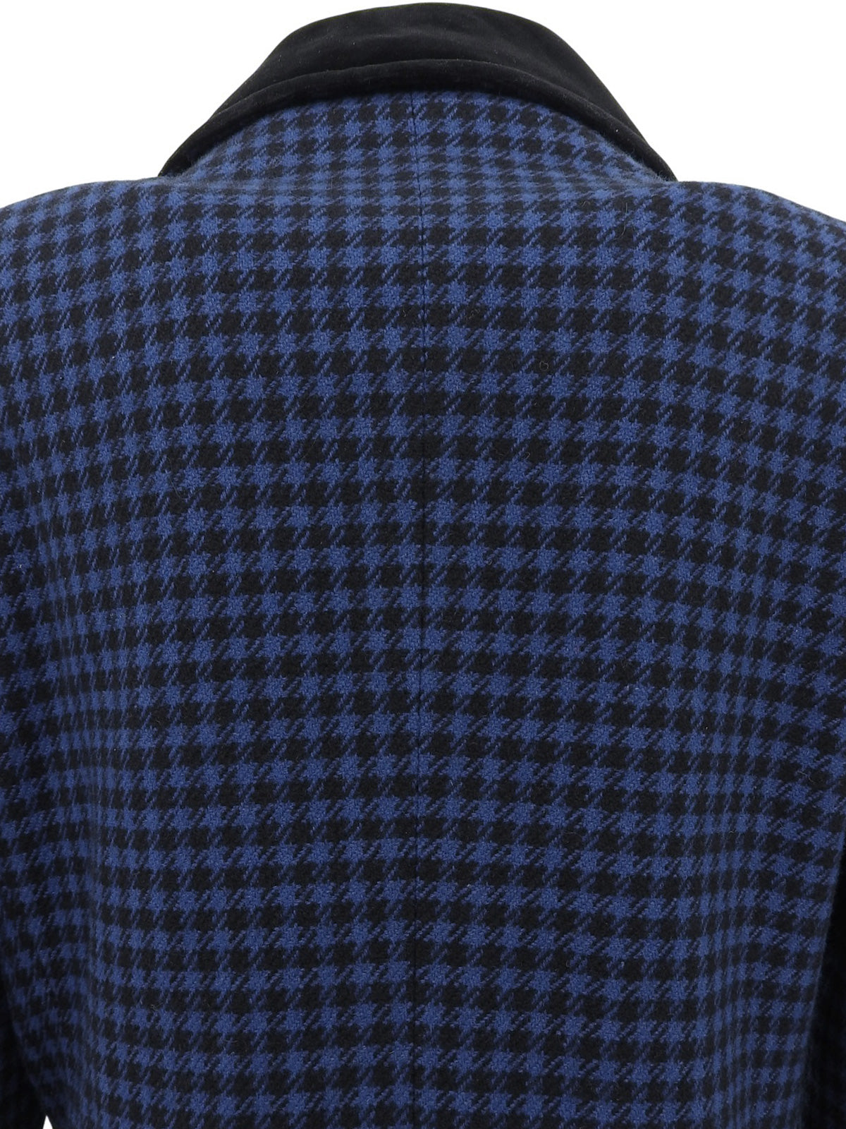 Houndstooth Pattern Jacket Blue/Black