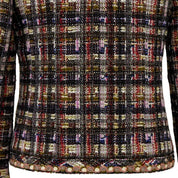 2005 Tweed CC Mark Button Jacket Multi-color