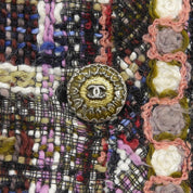 2005 Tweed CC Mark Button Jacket Multi-color