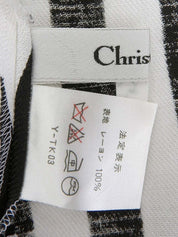 黑白条纹短袖外套