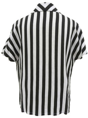 黑白条纹短袖外套