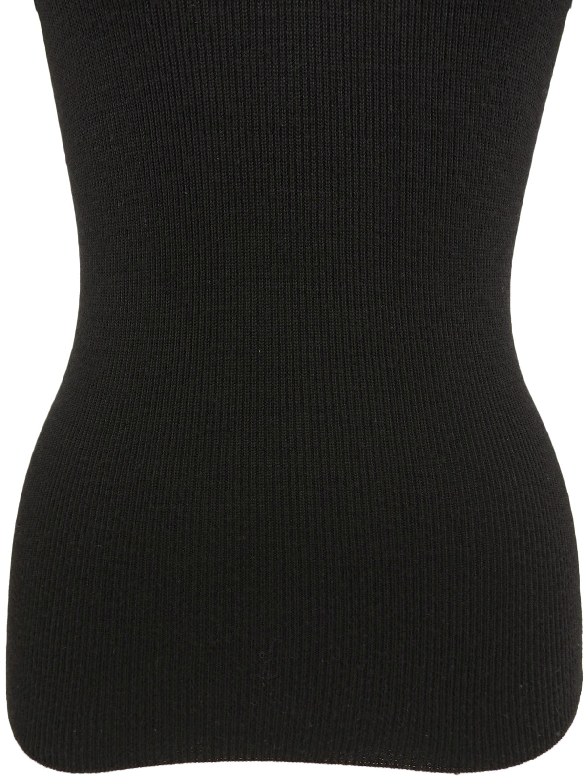 黑色腰带设计Logo扣短袖针织上衣