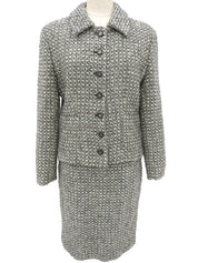 Tweed set-up in white/gray