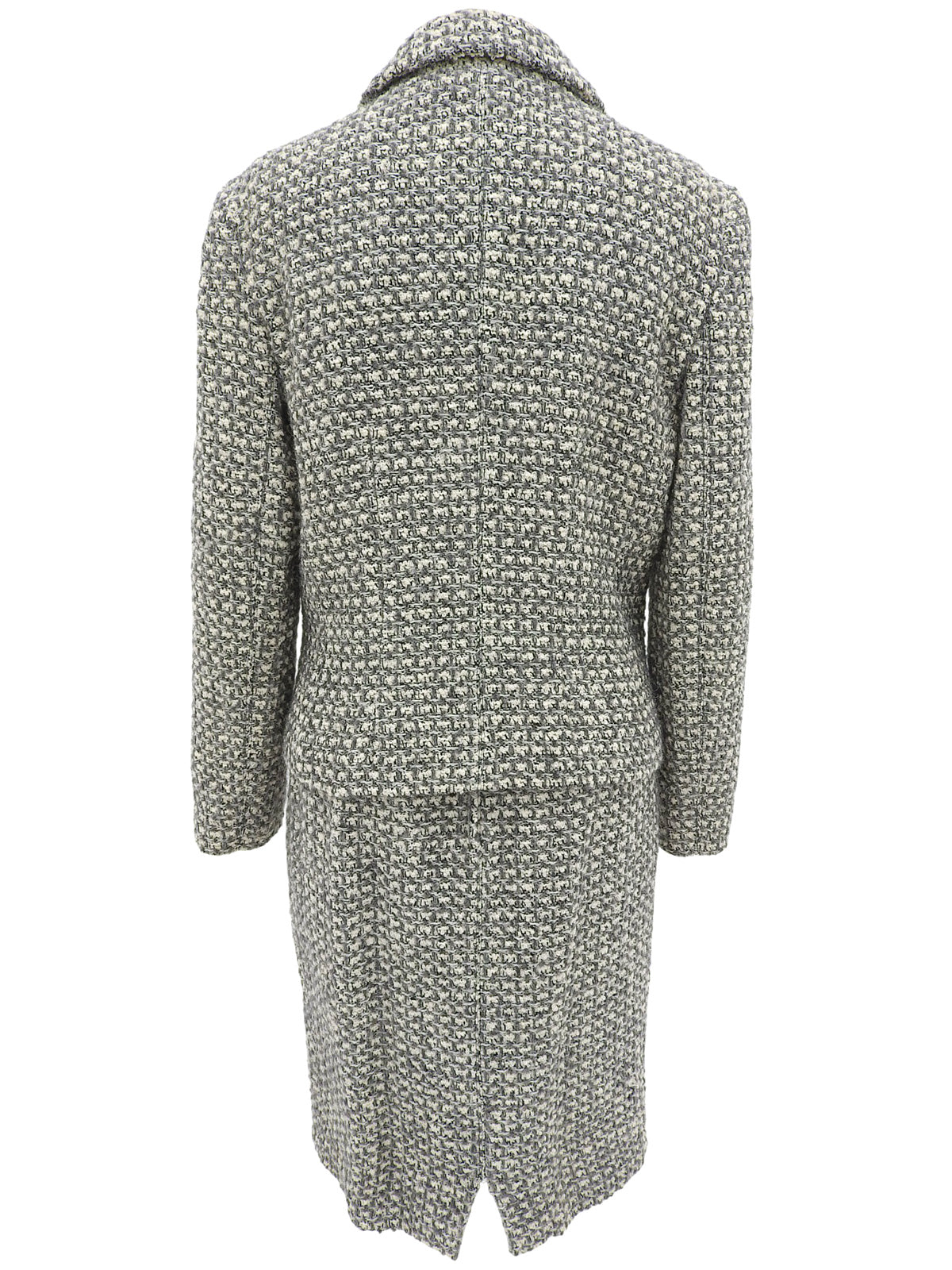 Tweed set-up in white/gray