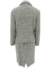 Tweed set-up in white/gray