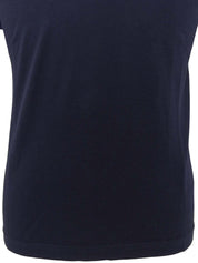 バイカラートライアングルロゴポロシャツ ネイビー