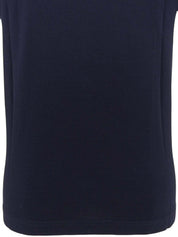Two-tone Triangle Logo Polo Shirt Navy
