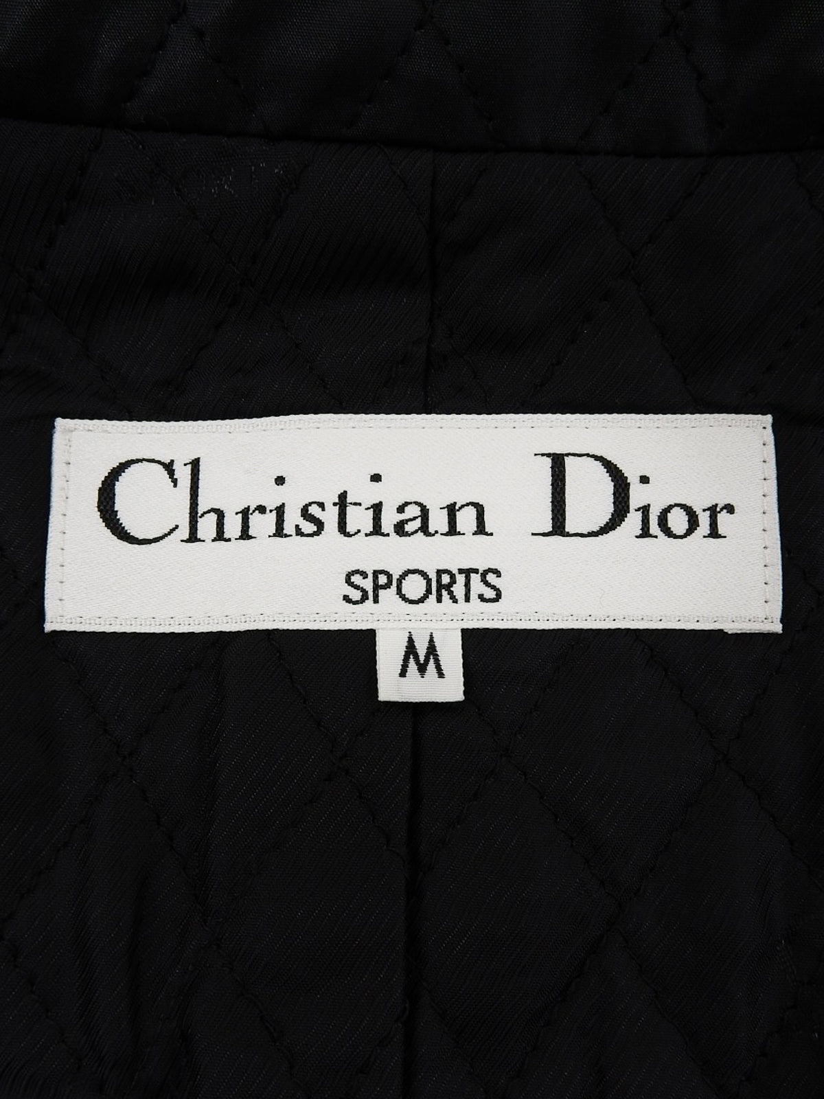 Velour Logo Zip-Up Jacket in Black