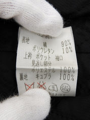 黑色丝绒Logo拉链夹克