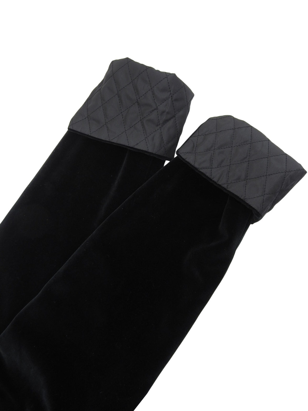 Velour Logo Zip-Up Jacket in Black