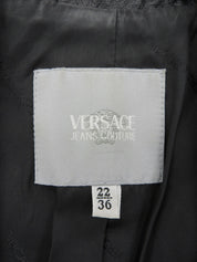 Real Leather Tailored Jacket #36 Black