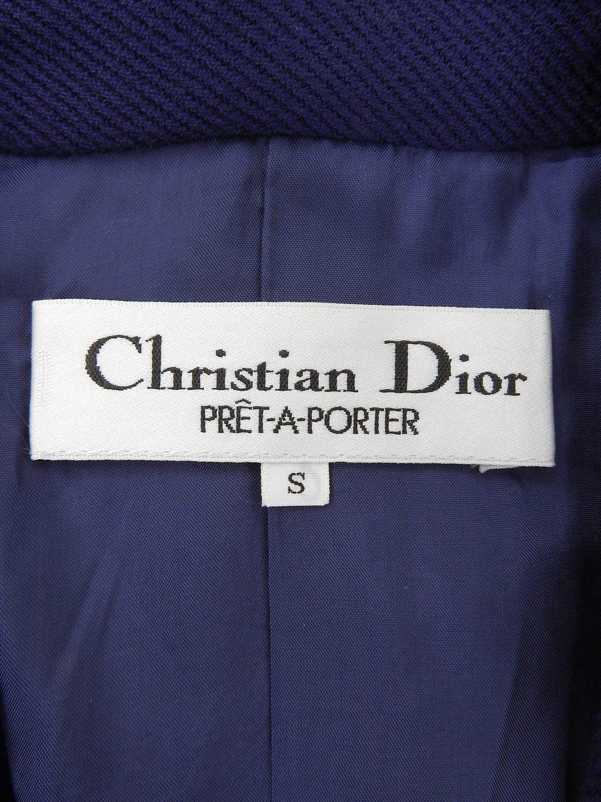 Blue wool tailored jacket