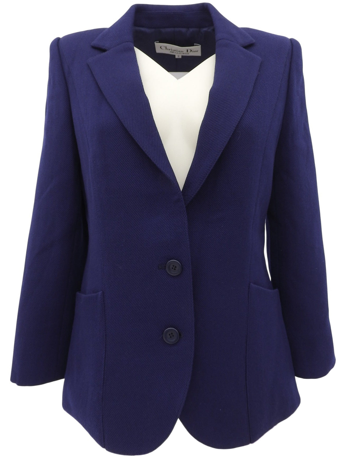 Blue wool tailored jacket